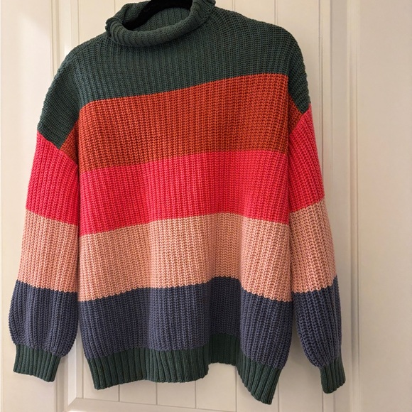 American Eagle Outfitters Sweaters - American Eagle Outfitters Multicolor Turtleneck Sweater XS/S